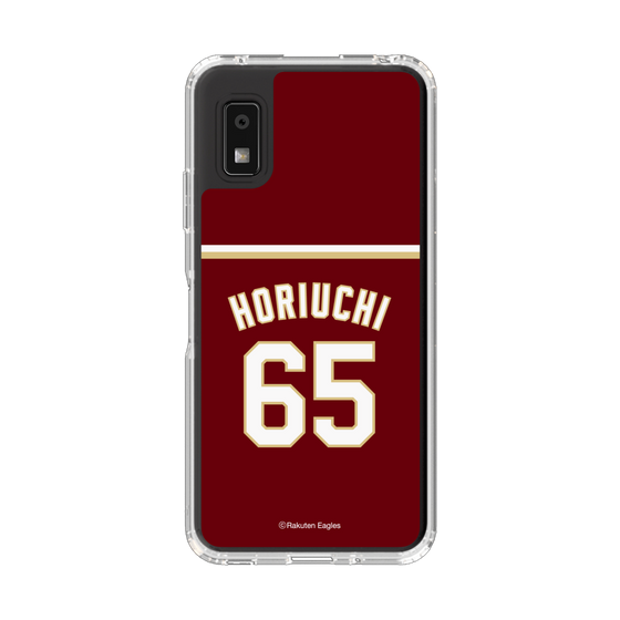 スリムプロテクションケース［ 楽天イーグルス - #65 Horiuchi - ビジター ］