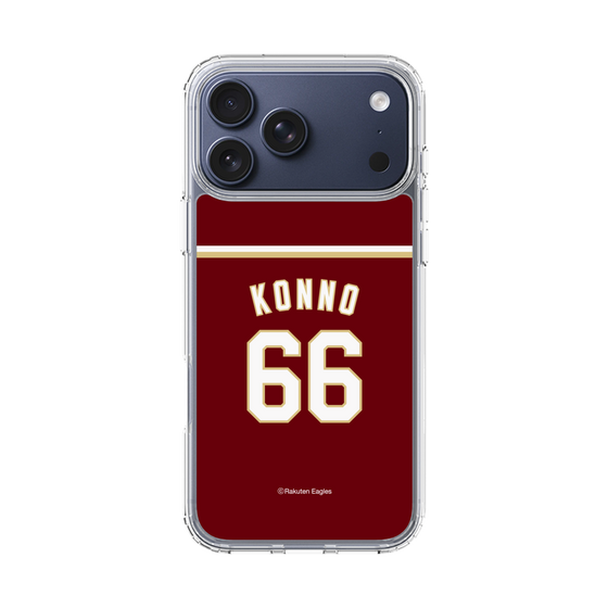 スリムプロテクションケース［ 楽天イーグルス - #66 Konno - ビジター ］
