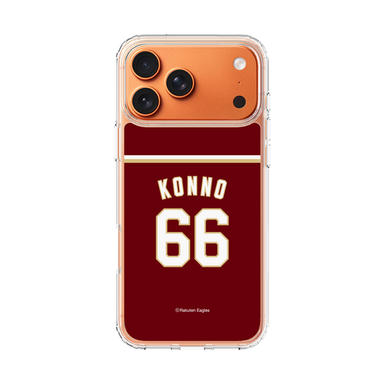 スリムプロテクションケース［ 楽天イーグルス - #66 Konno - ビジター ］