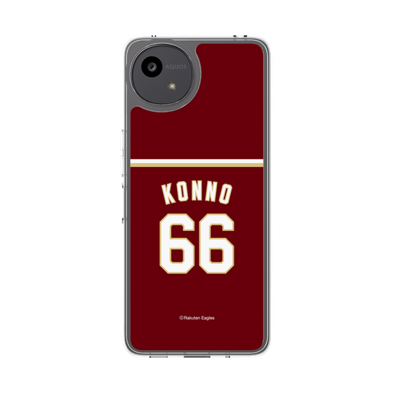 スリムプロテクションケース［ 楽天イーグルス - #66 Konno - ビジター ］