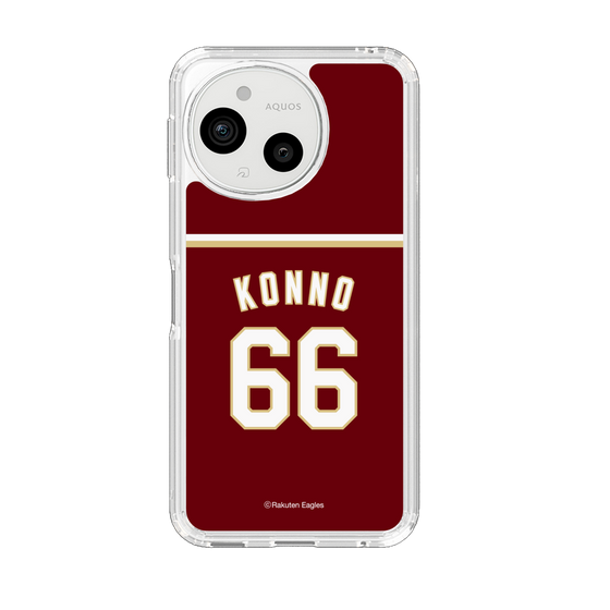 スリムプロテクションケース［ 楽天イーグルス - #66 Konno - ビジター ］