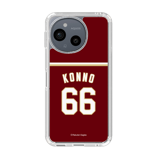 スリムプロテクションケース［ 楽天イーグルス - #66 Konno - ビジター ］