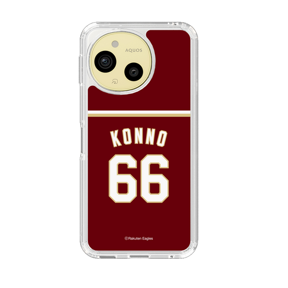 スリムプロテクションケース［ 楽天イーグルス - #66 Konno - ビジター ］