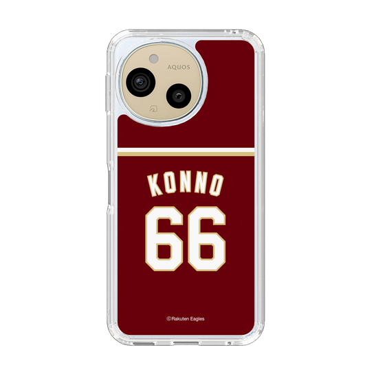 スリムプロテクションケース［ 楽天イーグルス - #66 Konno - ビジター ］