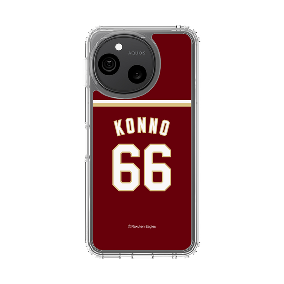 スリムプロテクションケース［ 楽天イーグルス - #66 Konno - ビジター ］