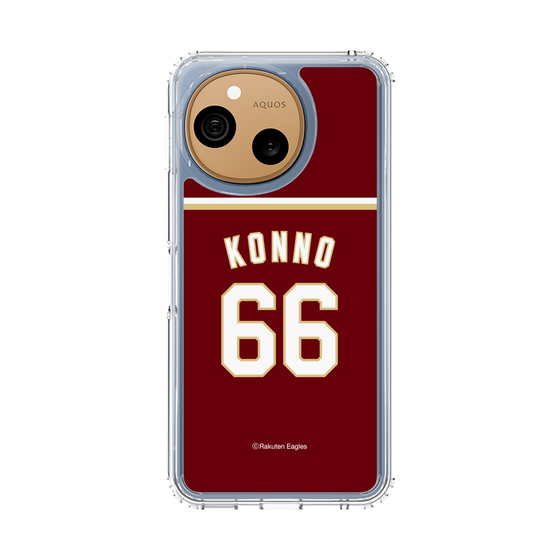 スリムプロテクションケース［ 楽天イーグルス - #66 Konno - ビジター ］