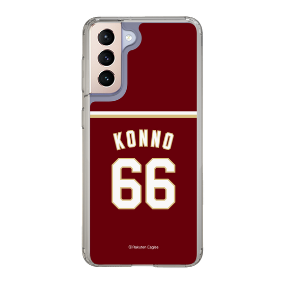 スリムプロテクションケース［ 楽天イーグルス - #66 Konno -ビジター ］