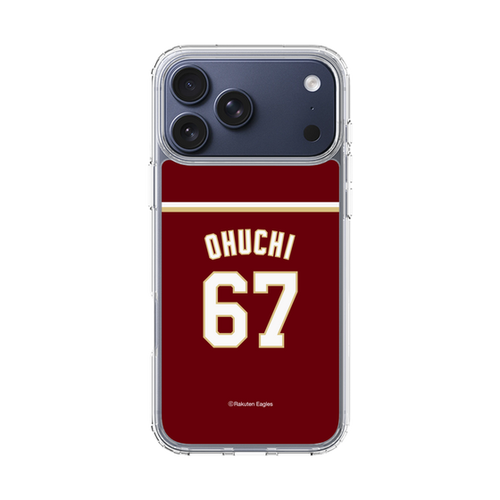スリムプロテクションケース［ 楽天イーグルス - #67 Ohuchi - ビジター ］