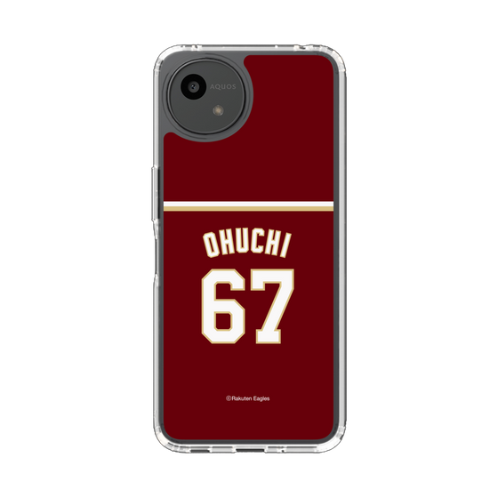 スリムプロテクションケース［ 楽天イーグルス - #67 Ohuchi - ビジター ］