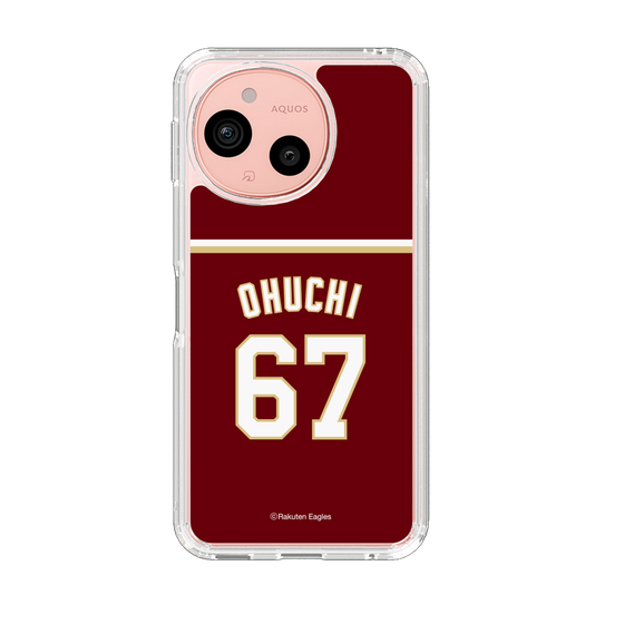 スリムプロテクションケース［ 楽天イーグルス - #67 Ohuchi - ビジター ］