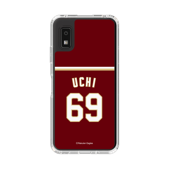 スリムプロテクションケース［ 楽天イーグルス - #69 Uchi - ビジター ］