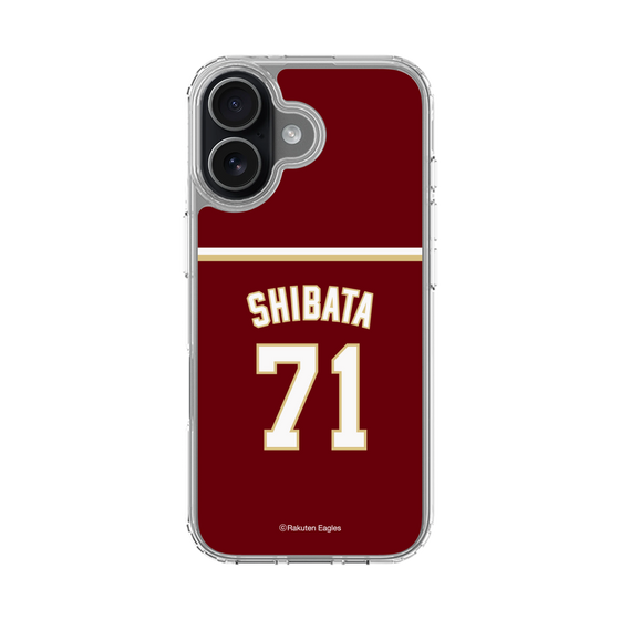 スリムプロテクションケース［ 楽天イーグルス - #71 Shibata - ビジター ］