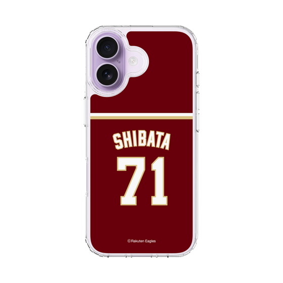 スリムプロテクションケース［ 楽天イーグルス - #71 Shibata - ビジター ］
