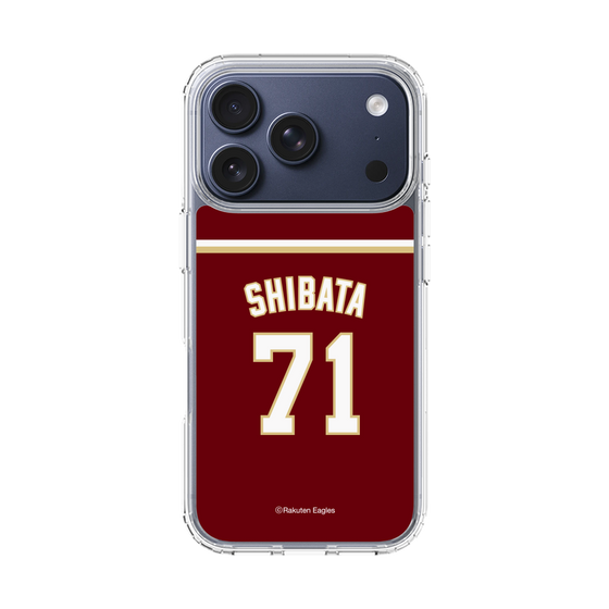 スリムプロテクションケース［ 楽天イーグルス - #71 Shibata - ビジター ］