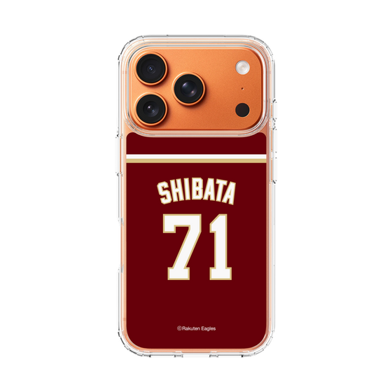 スリムプロテクションケース［ 楽天イーグルス - #71 Shibata - ビジター ］
