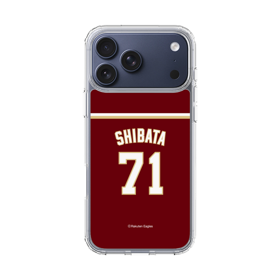 スリムプロテクションケース［ 楽天イーグルス - #71 Shibata - ビジター ］