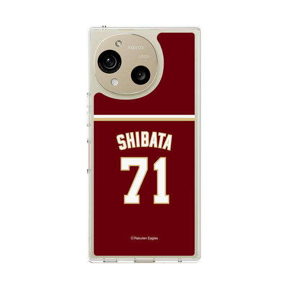 スリムプロテクションケース［ 楽天イーグルス - #71 Shibata - ビジター ］