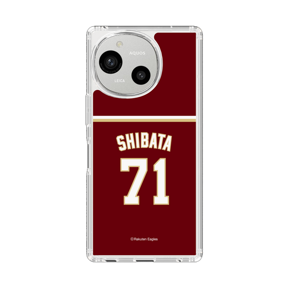 スリムプロテクションケース［ 楽天イーグルス - #71 Shibata - ビジター ］