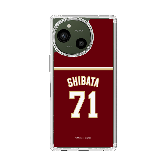 スリムプロテクションケース［ 楽天イーグルス - #71 Shibata - ビジター ］