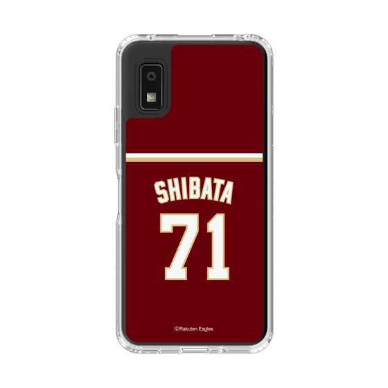 スリムプロテクションケース［ 楽天イーグルス - #71 Shibata - ビジター ］