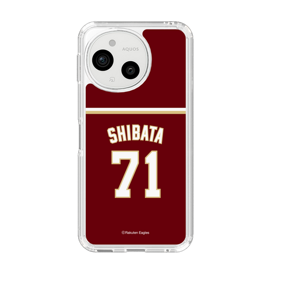 スリムプロテクションケース［ 楽天イーグルス - #71 Shibata - ビジター ］