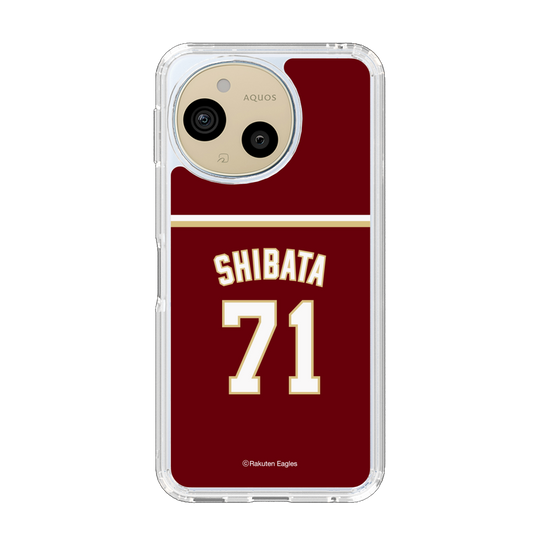 スリムプロテクションケース［ 楽天イーグルス - #71 Shibata - ビジター ］