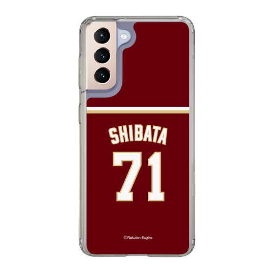 スリムプロテクションケース［ 楽天イーグルス - #71 Shibata -ビジター ］