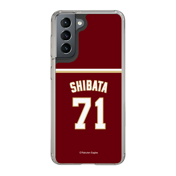 スリムプロテクションケース［ 楽天イーグルス - #71 Shibata -ビジター ］
