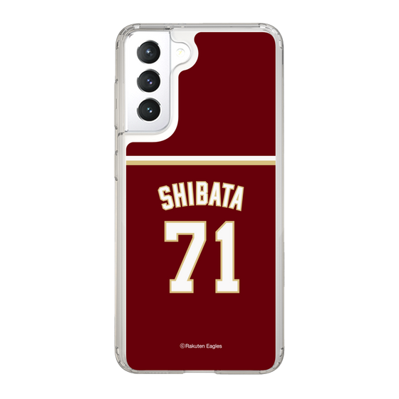 スリムプロテクションケース［ 楽天イーグルス - #71 Shibata -ビジター ］