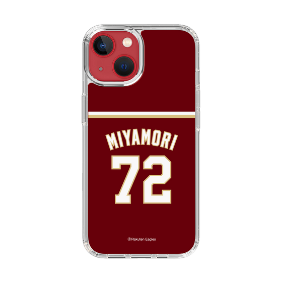 スリムプロテクションケース［ 楽天イーグルス - #72 Miyamori -ビジター ］