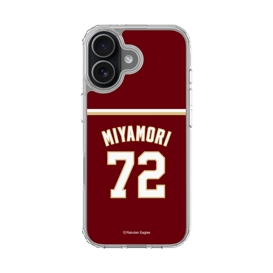 スリムプロテクションケース［ 楽天イーグルス - #72 Miyamori - ビジター ］