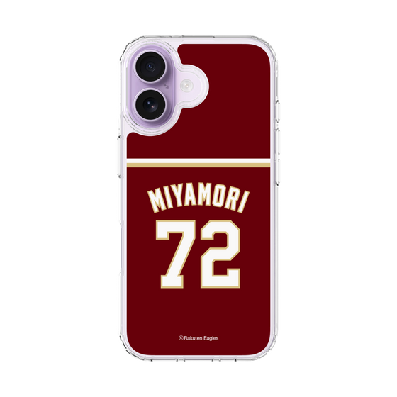 スリムプロテクションケース［ 楽天イーグルス - #72 Miyamori - ビジター ］