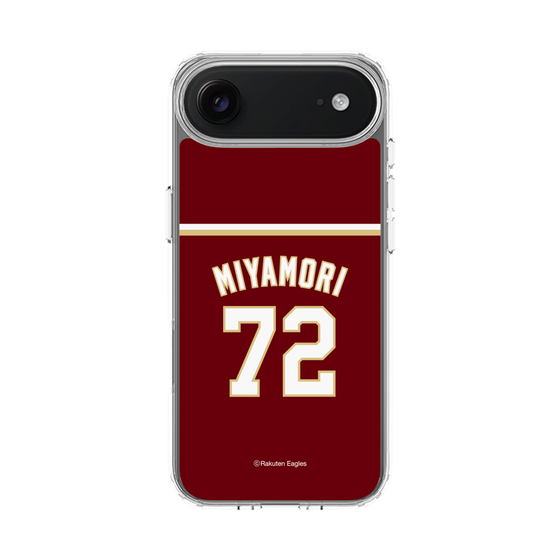 スリムプロテクションケース［ 楽天イーグルス - #72 Miyamori - ビジター ］