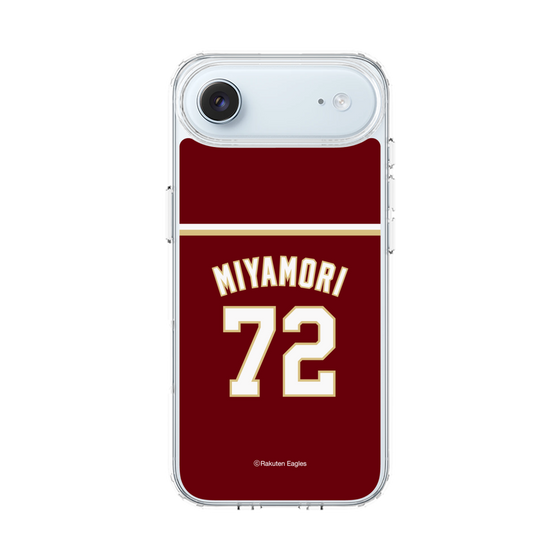 スリムプロテクションケース［ 楽天イーグルス - #72 Miyamori - ビジター ］