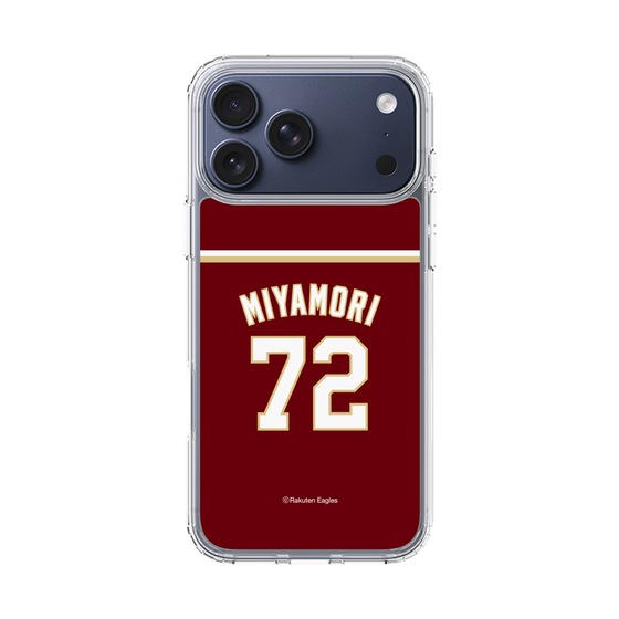 スリムプロテクションケース［ 楽天イーグルス - #72 Miyamori - ビジター ］