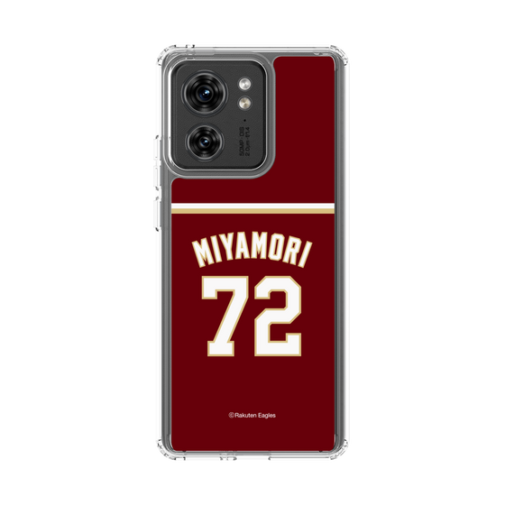 スリムプロテクションケース［ 楽天イーグルス - #72 Miyamori - ビジター ］