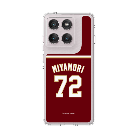 スリムプロテクションケース［ 楽天イーグルス - #72 Miyamori - ビジター ］