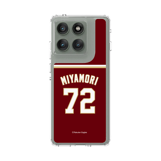 スリムプロテクションケース［ 楽天イーグルス - #72 Miyamori - ビジター ］