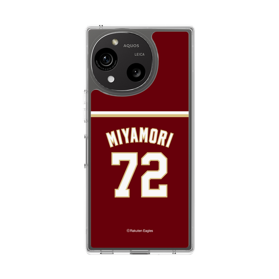 スリムプロテクションケース［ 楽天イーグルス - #72 Miyamori - ビジター ］