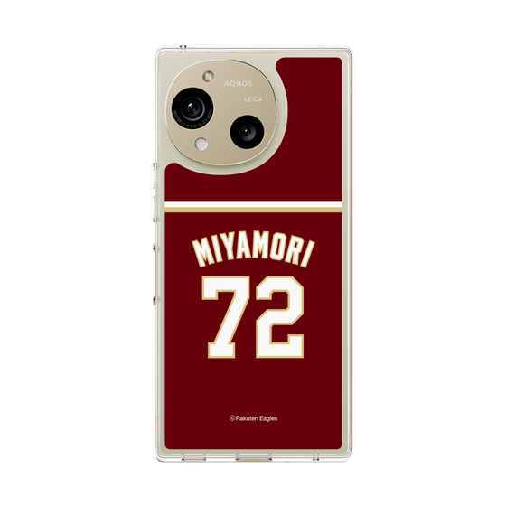 スリムプロテクションケース［ 楽天イーグルス - #72 Miyamori - ビジター ］