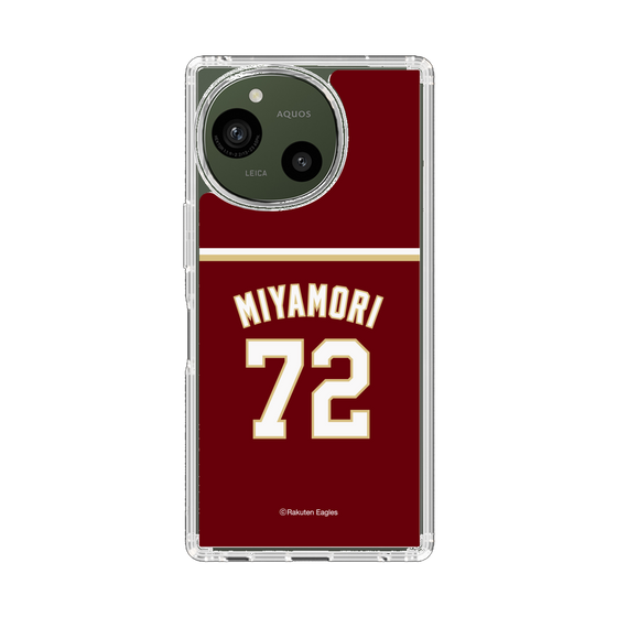 スリムプロテクションケース［ 楽天イーグルス - #72 Miyamori - ビジター ］