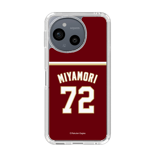 スリムプロテクションケース［ 楽天イーグルス - #72 Miyamori - ビジター ］