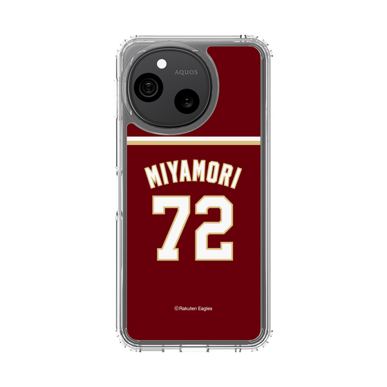 スリムプロテクションケース［ 楽天イーグルス - #72 Miyamori - ビジター ］