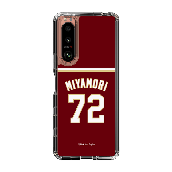 スリムプロテクションケース［ 楽天イーグルス - #72 Miyamori -ビジター ］