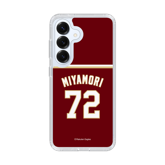 スリムプロテクションケース［ 楽天イーグルス - #72 Miyamori -ビジター ］