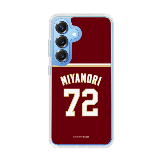 スリムプロテクションケース［ 楽天イーグルス - #72 Miyamori -ビジター ］