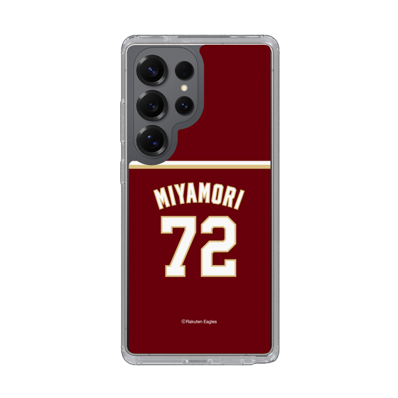 スリムプロテクションケース［ 楽天イーグルス - #72 Miyamori -ビジター ］