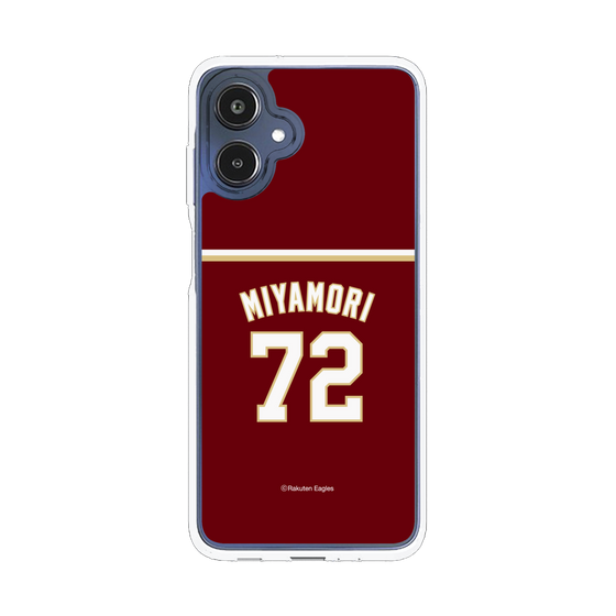 スリムプロテクションケース［ 楽天イーグルス - #72 Miyamori - ビジター ］