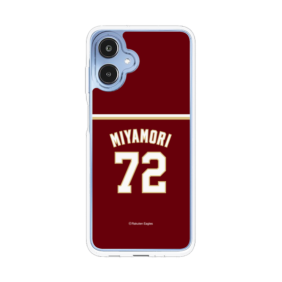スリムプロテクションケース［ 楽天イーグルス - #72 Miyamori - ビジター ］