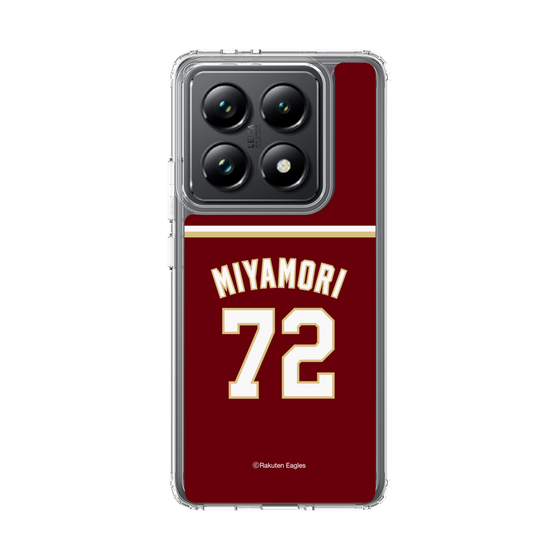 スリムプロテクションケース［ 楽天イーグルス - #72 Miyamori - ビジター ］